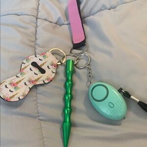 Green Self-Defense Keychain Set
